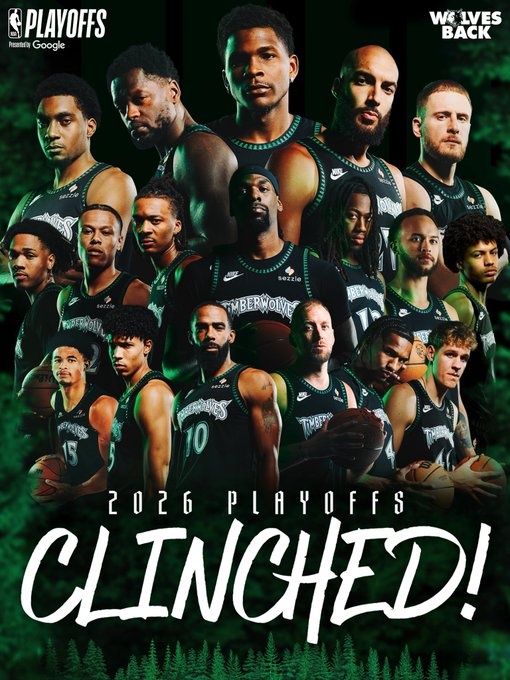 华体会集团-还能打进西决吗？森林狼连续5年打进季后赛 队史第二长纪录